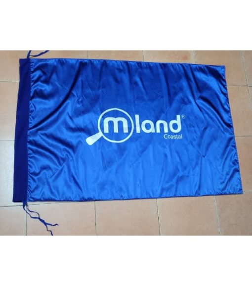 in cờ vải cho công ty mland